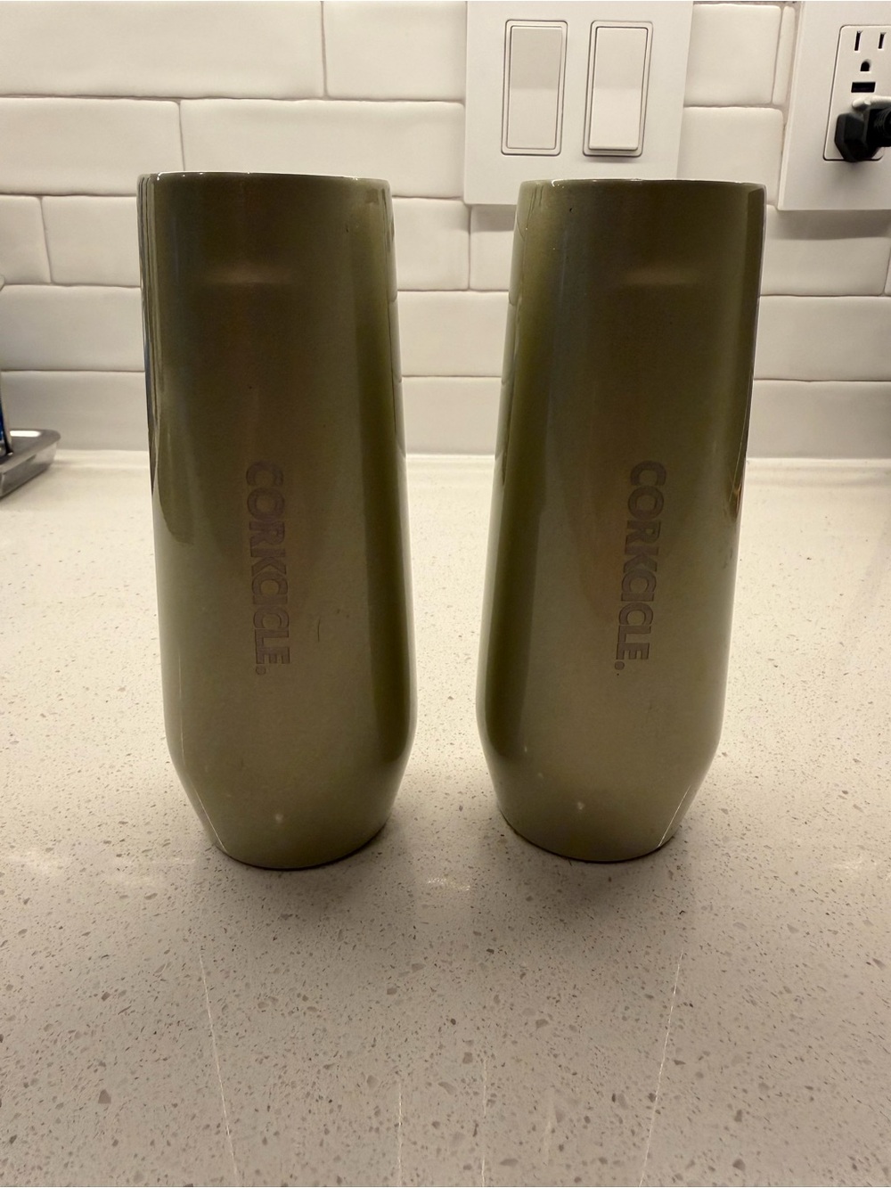 Gold Corkcicle Stainless Tumbler Set - 2 Pack
